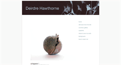 Desktop Screenshot of deirdrehawthorne.com