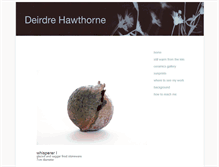 Tablet Screenshot of deirdrehawthorne.com